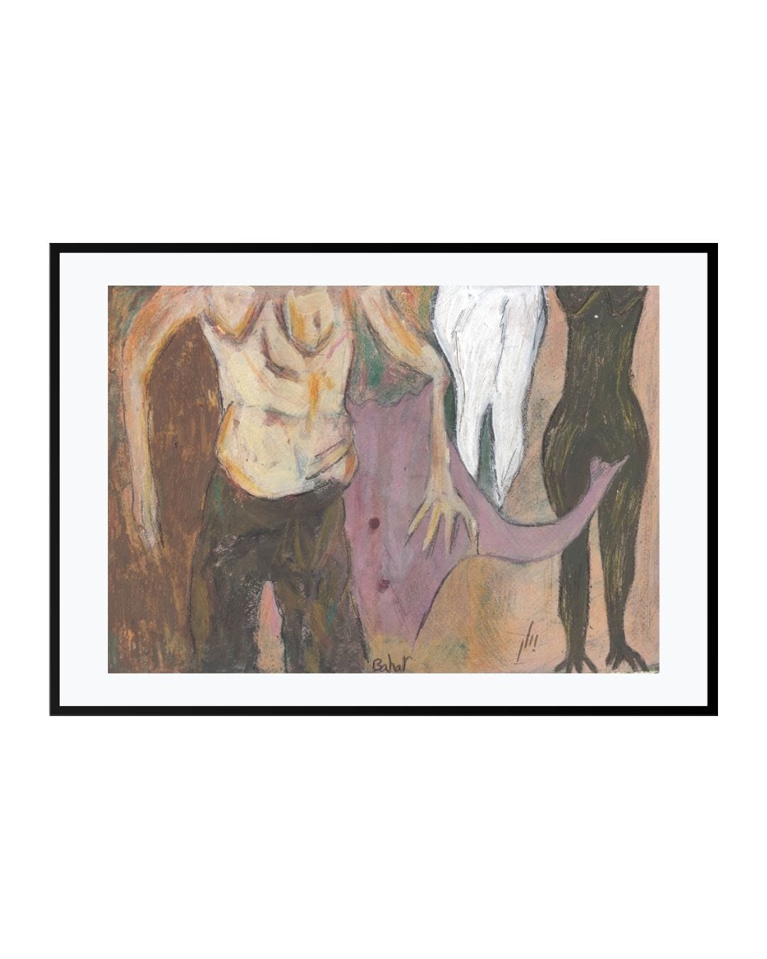 Posters, Prints, & Visual Artwork Abstract Art For Bathroom - Sanctuary